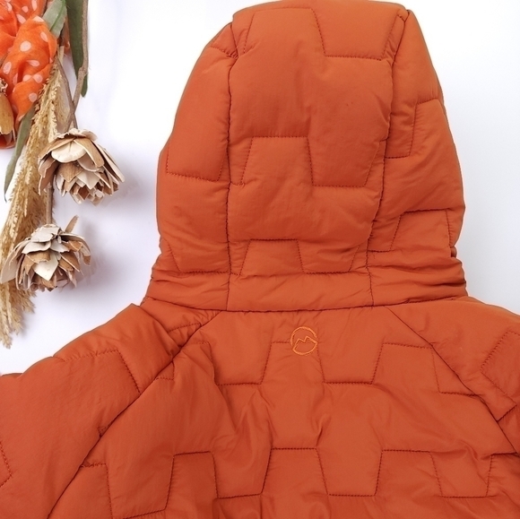 New Magellan Orange Blue Men's Puffer Coat Sz XL - Picture 11 of 14